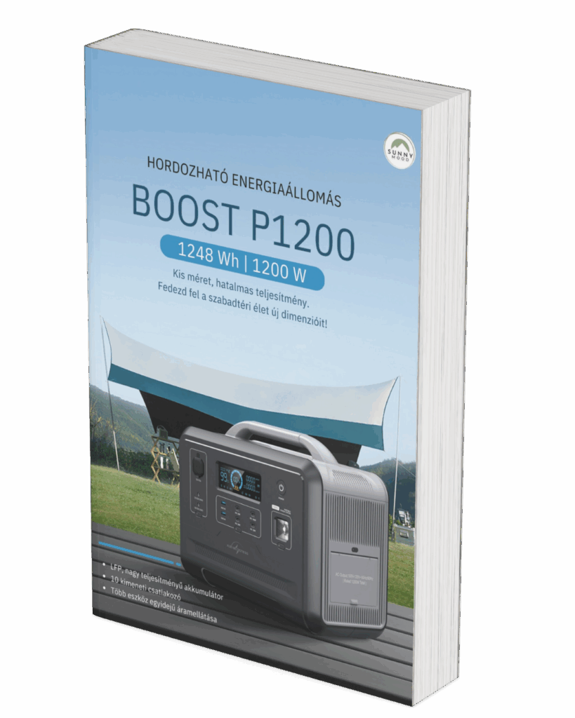 Boost P 1200 hordozható energiaállomás biztonságos akkumulátor