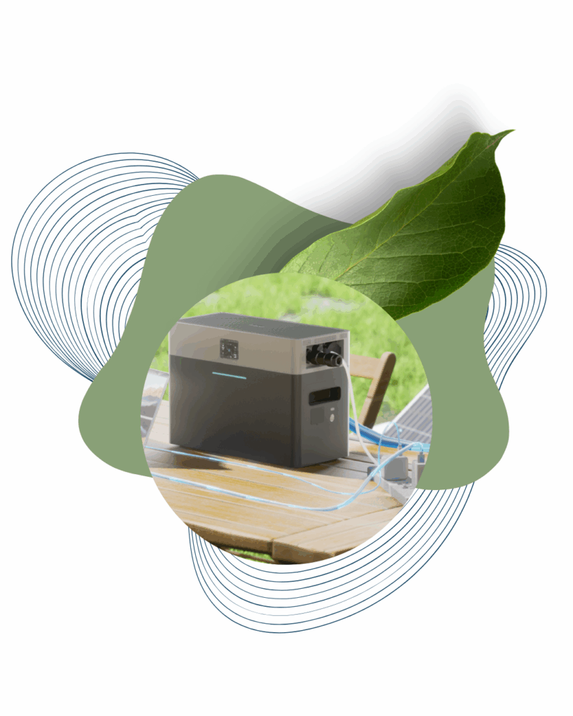 Hordozható erkély napelem szett akkumulátorral