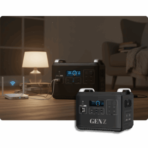 genz g2000 hordozható töltőállomás napelem kompatibilis