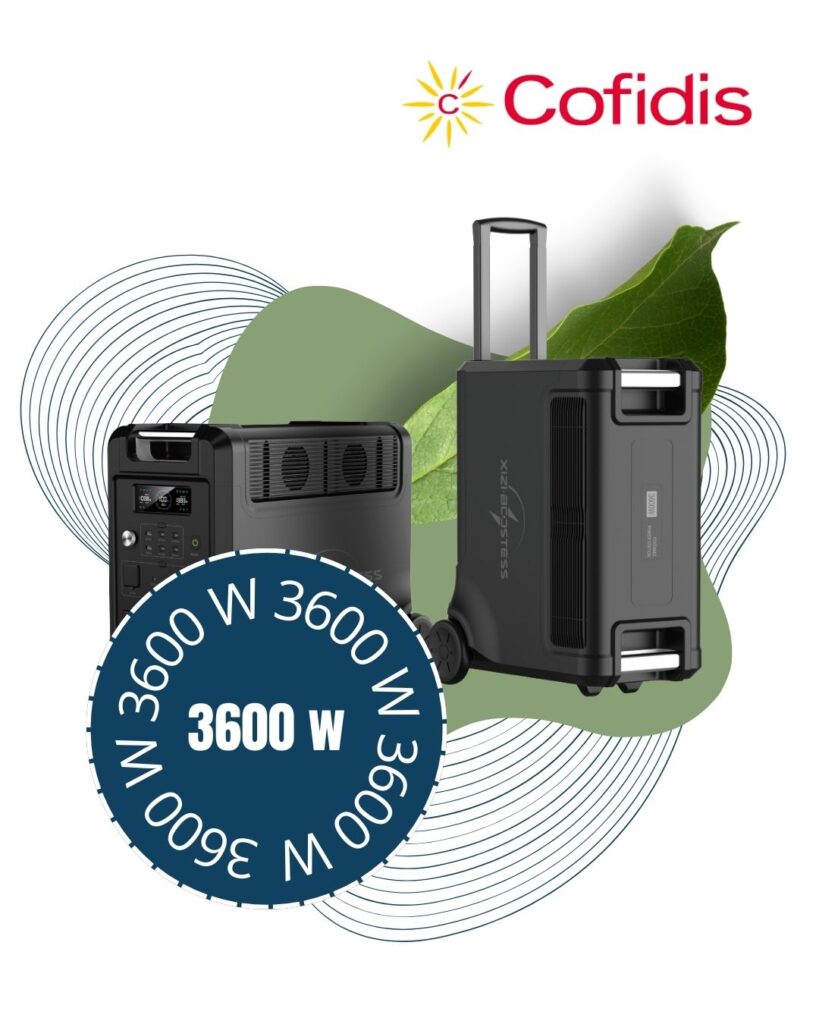 BOOST P3600 hordozható töltőállomás napelem kompatibilis