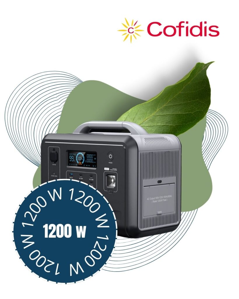 BOOST P1200 hordozható töltőállomás napelem kompatibilis