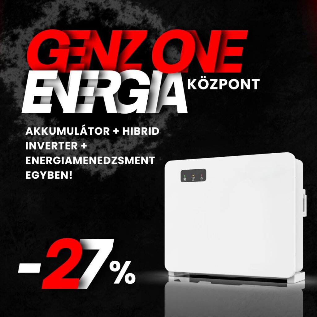 genz one energiaközpont , erkély napelem, hibrid inverter