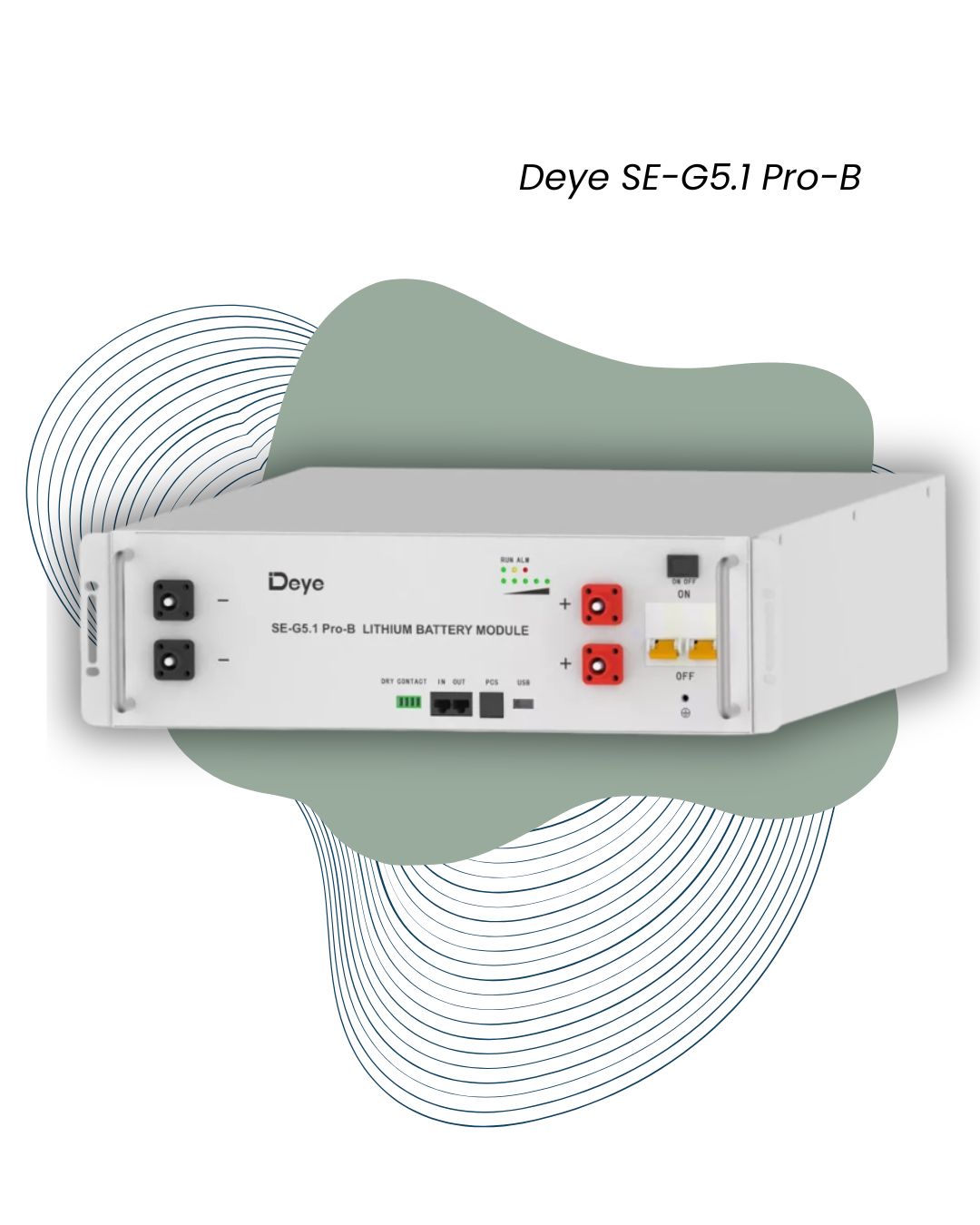 deye se g5.1 pro b 5,1kwh 48v energiatároló akkumulátor