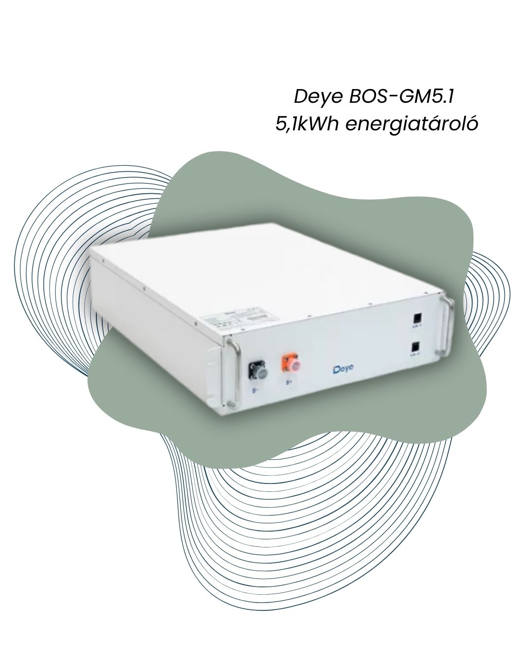 deye bos g nagyfeszültségű akkumulátor | 5.12 kwh lifepo4